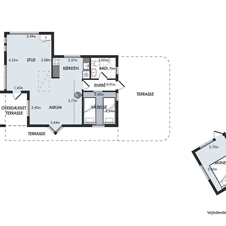 Hyggeligt Hus Ved Handrup Bakker Ferienhaus *